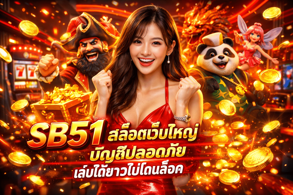 SB51 สล็อตเว็บใหญ่ บัญชีปลอดภัย เล่นได้ยาวไม่โดนล็อค